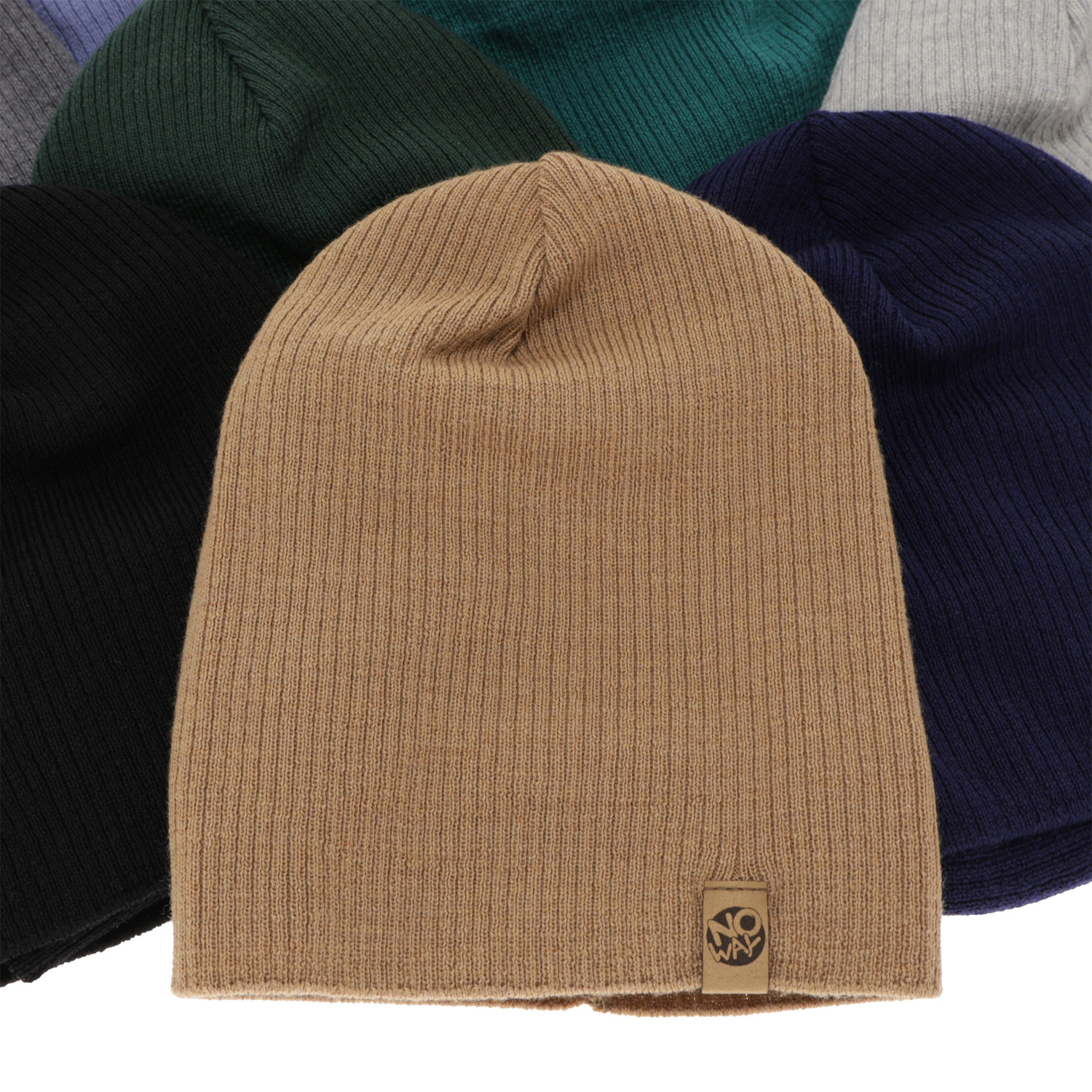 Jongens herfst/lente set muts en buissjaal, camel, 100% Merino Wol, Richi