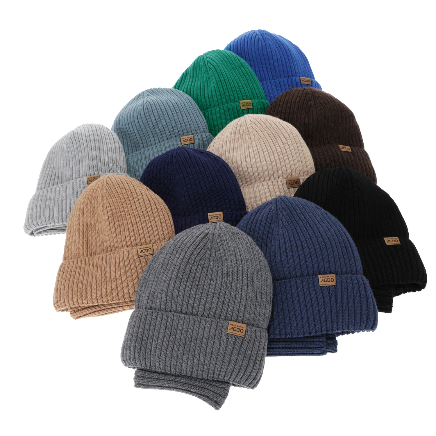 Pipo ja putkihuivi poikalle, talvisetti, 100% Merinovilla, Merinovillalla, musta, Domin