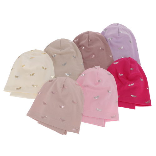 Meisjes herfst/lente set muts en buissjaal, laventeli, katoenen, Florena