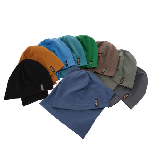 Jongens herfst/lente set muts en buissjaal, zwart, Hobart