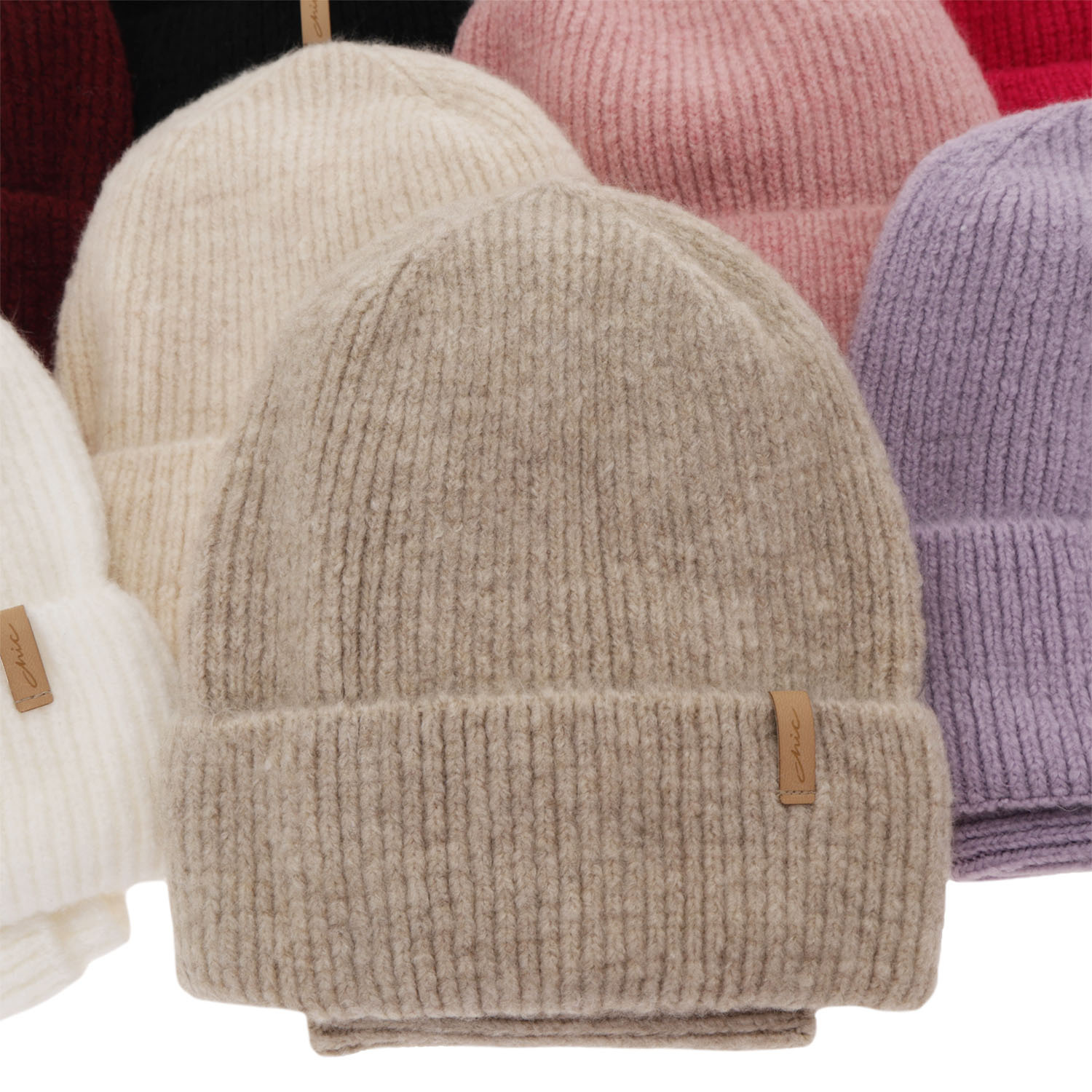 Meisjes winter set muts en buissjaal, zwart, Edila