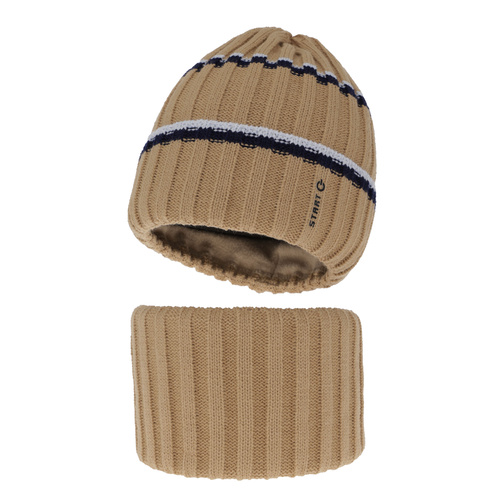 Jongens winter set, camel, Bastien