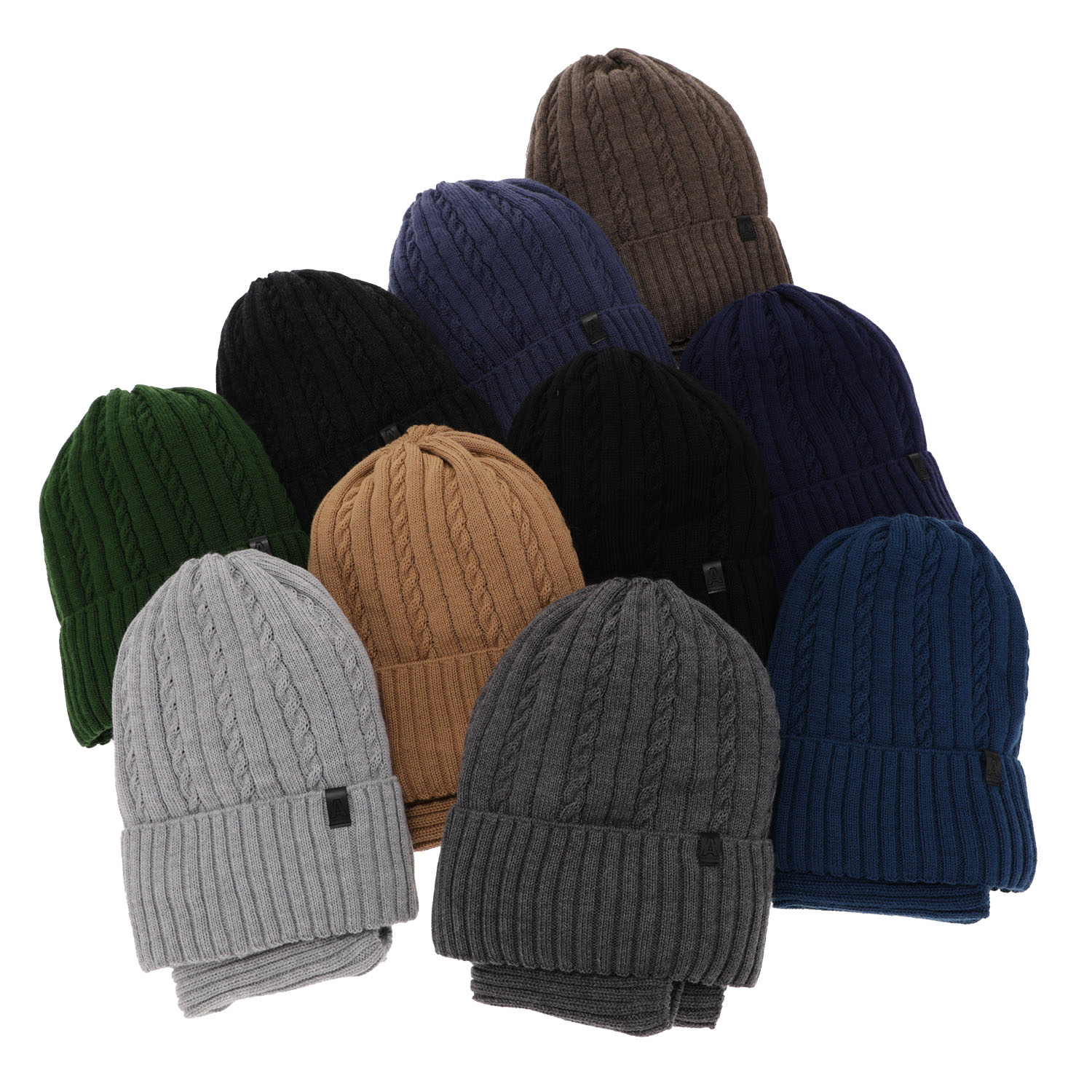 Jongens winter set, groen, met merinowol, Kairo