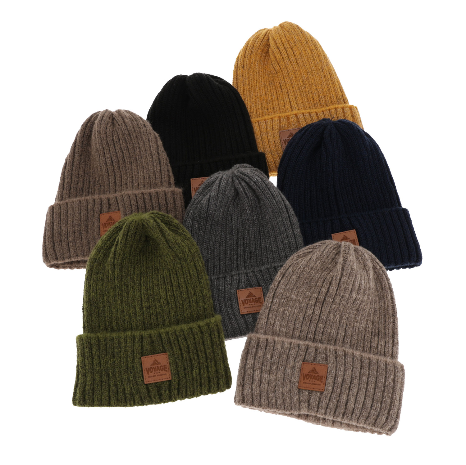 Heren wintermuts, bruin, Benet