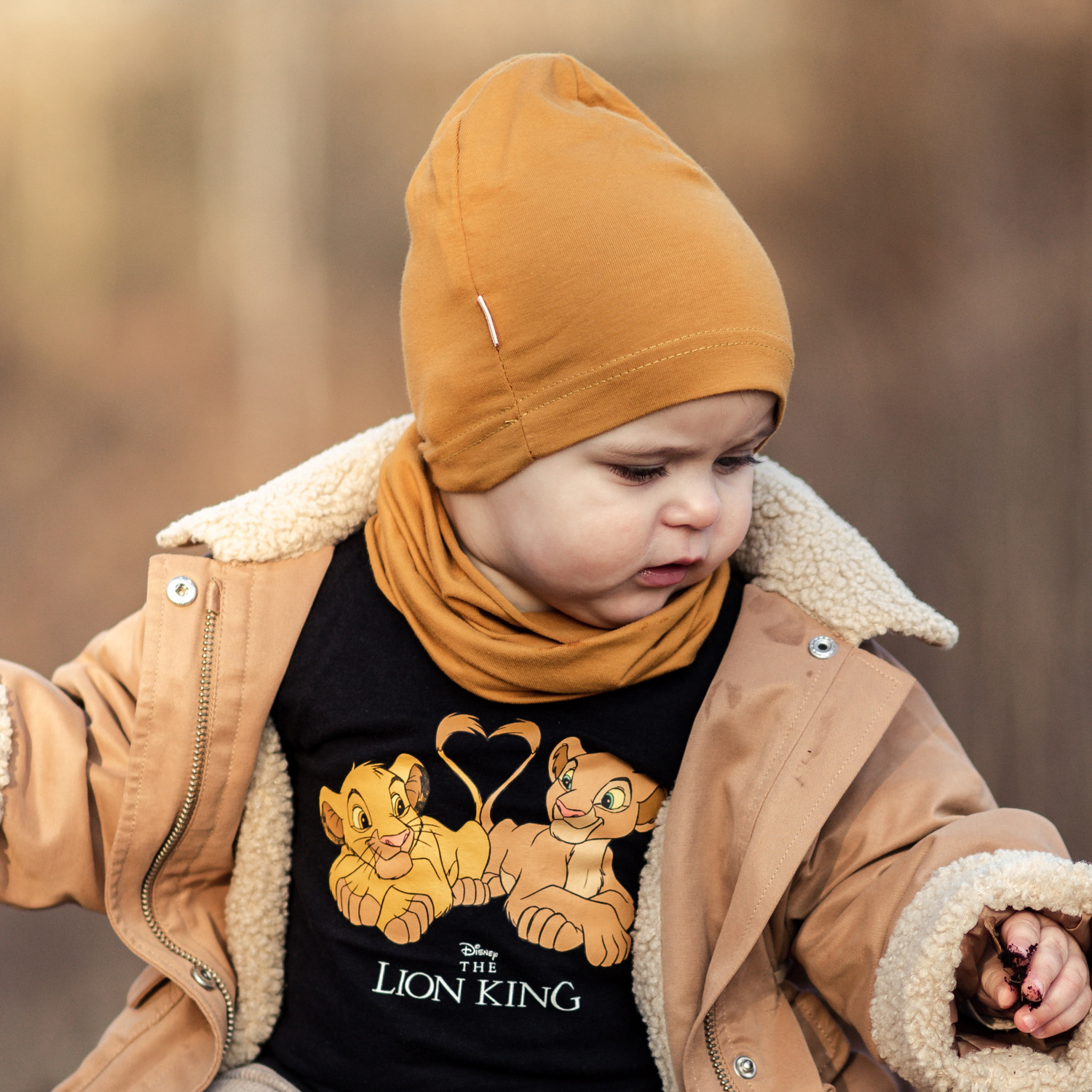 Meisjes herfst/lente set muts en buissjaal, grijs, katoen, Hazelka