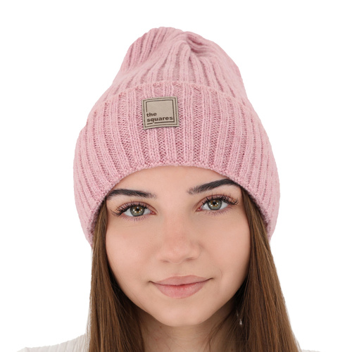 Dames wintermuts, zwart, met merinowol, Benedetta