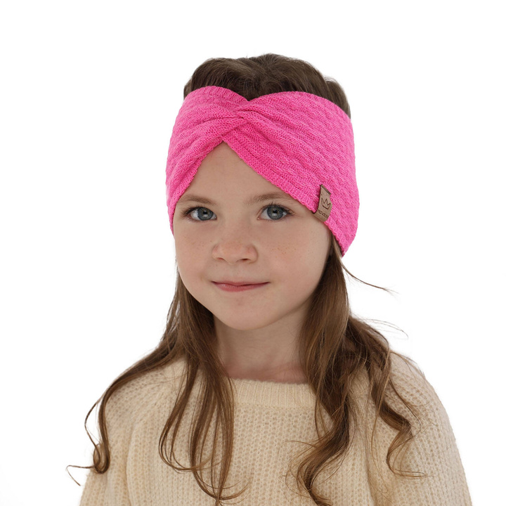Meisjes herfst/lente hoofdband, roze, Goja