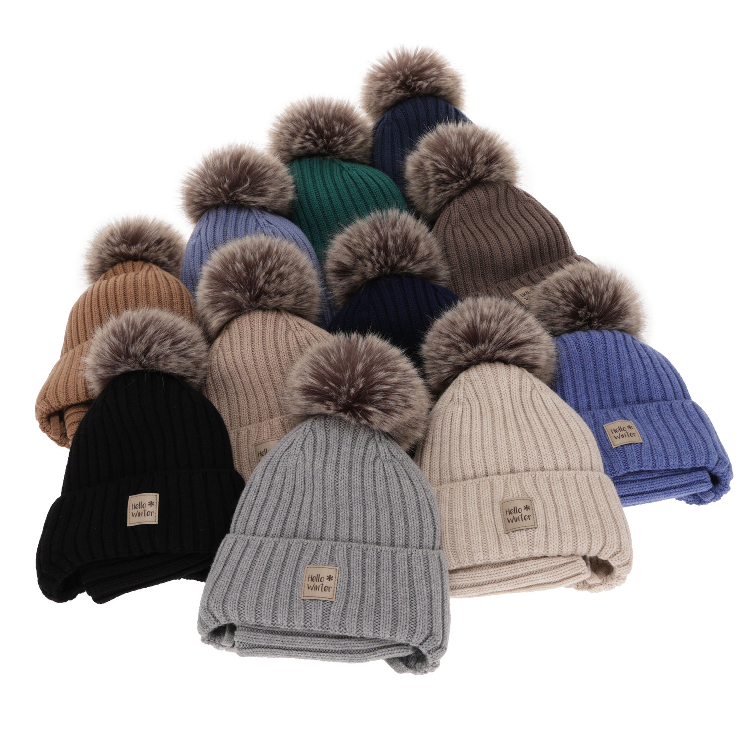 Jongens winter set, lichtbeige, met bindkoorden, 100% Merino Wol, gevoerd met wolpolair, Morti