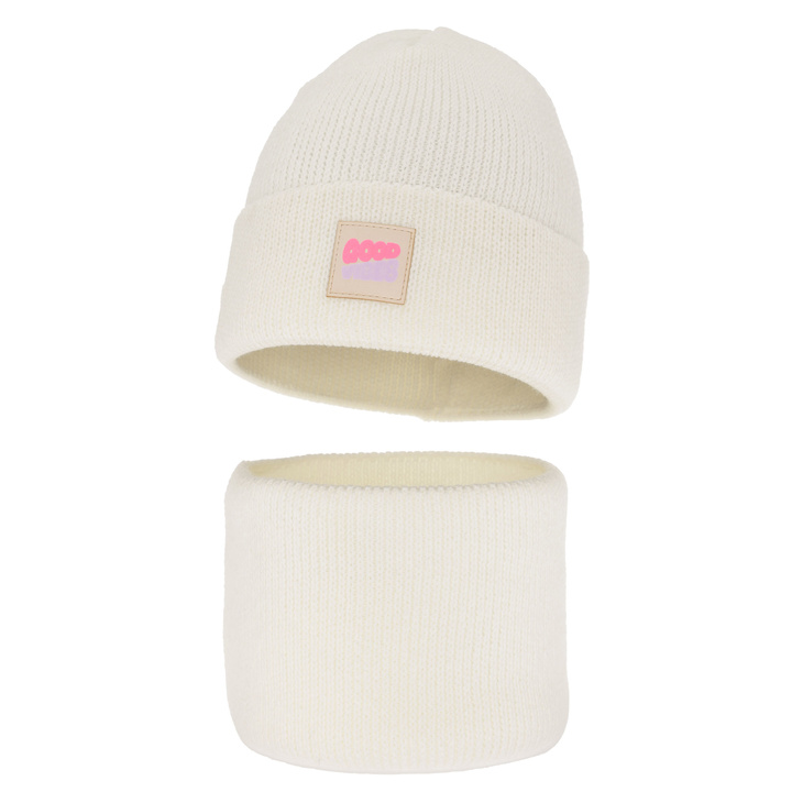 Meisjes winter set, creme, Josephin