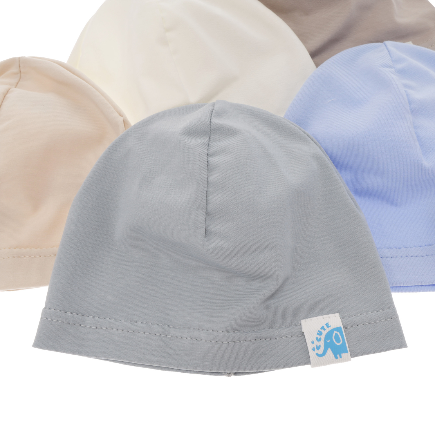 Jongens herfst/lente muts, grijs, baby, Alek