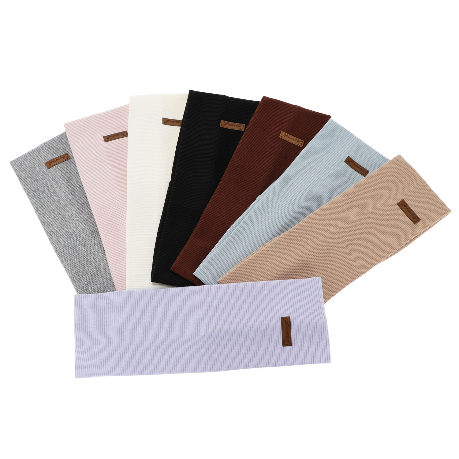 Pandebånd syksyinen, keväinen, naisten, harmaa, puuvillainen Sharon