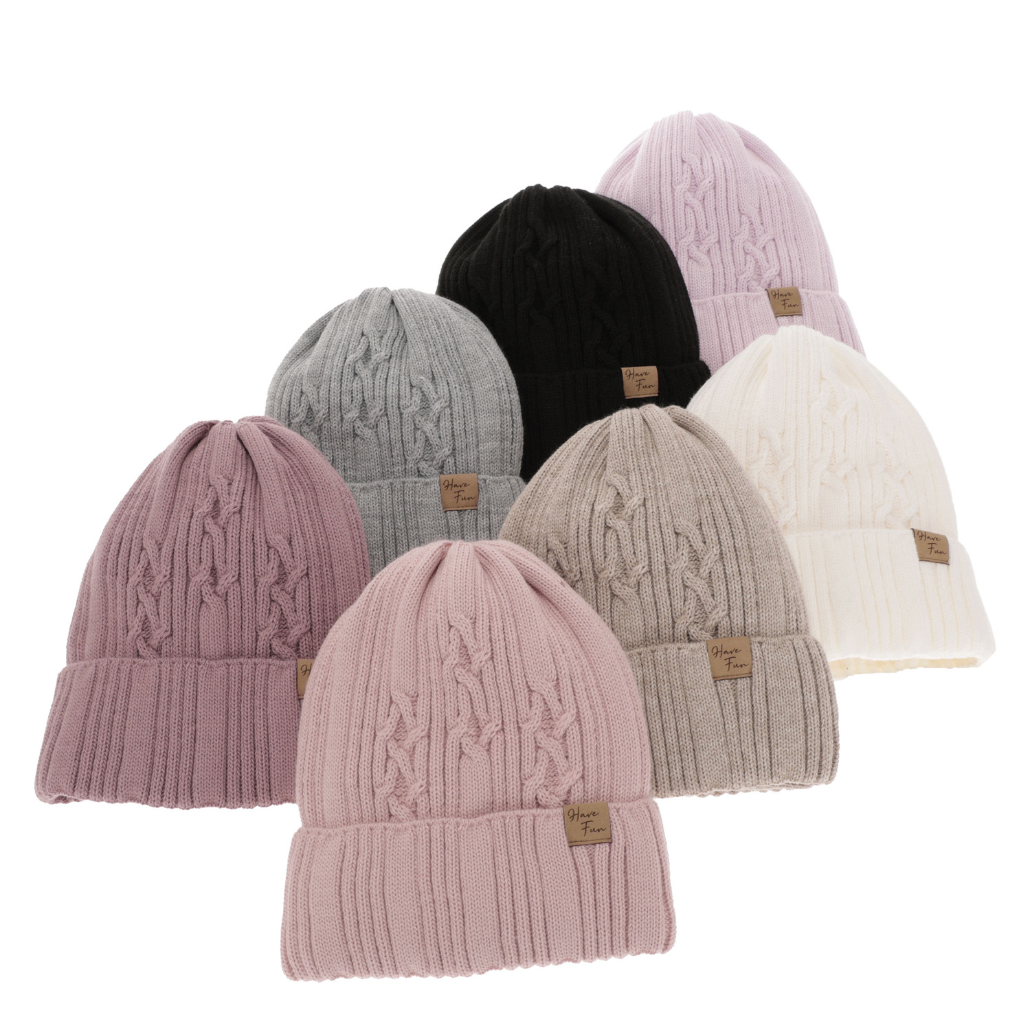 Meisjes winter set muts en buissjaal, beige, Rema