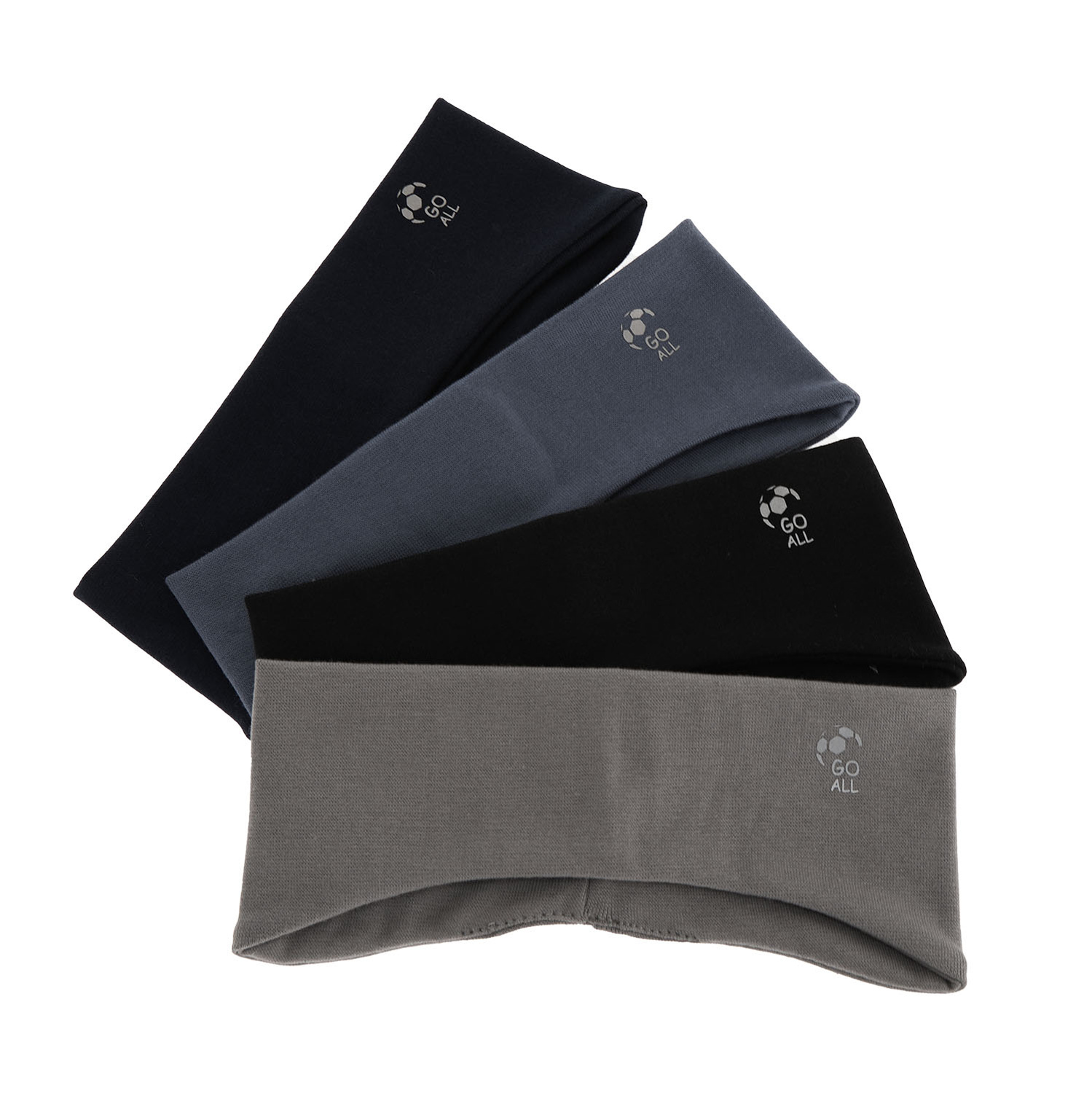 Jongens herfst/lente hoofdband, zwart, katoen, Nerd