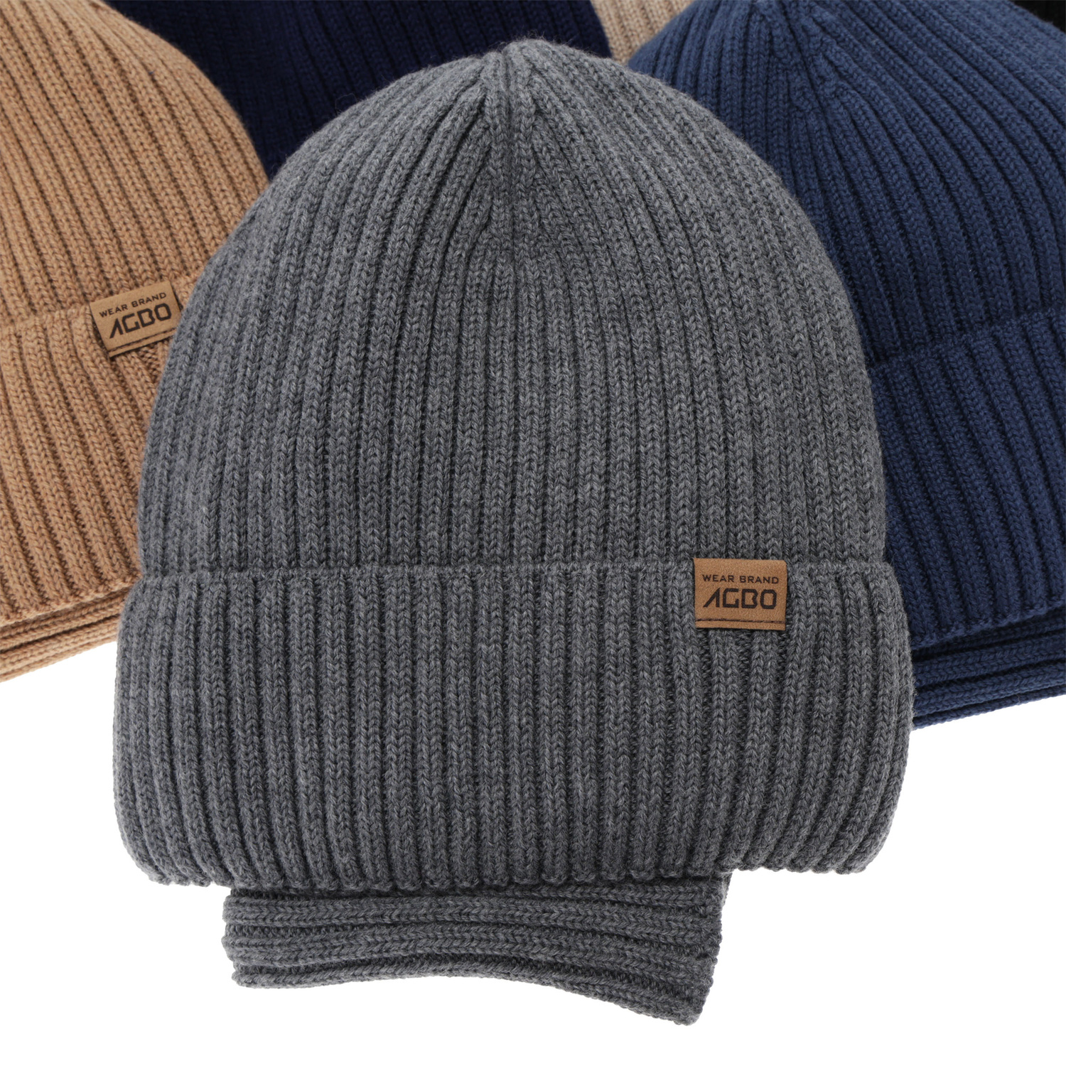 Poikien talvisetti (pipo ja putkihuivi), talvi, 100% Merinovilla, Merinovillalla, sininen, Domin