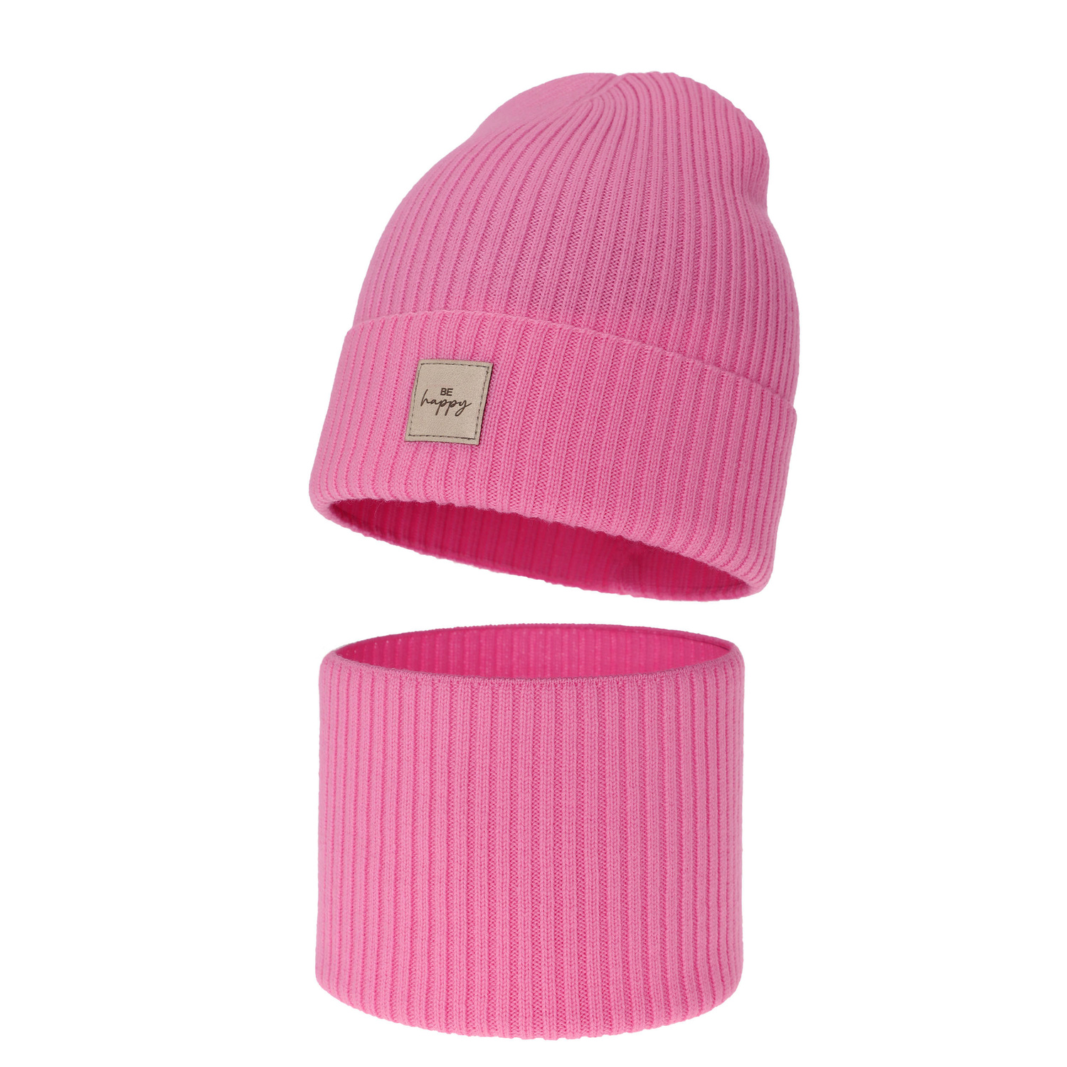 Meisjes herfst/lente set, roze, 100% Merino Wol, Vanita