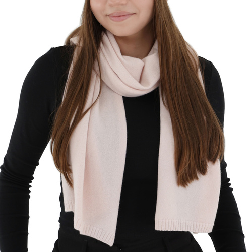 Naisten talvihuivi, vaaleanpunainen, merinovilla kashmiria, Irenia