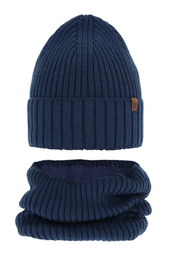 Jongens winter set, blauw, wollen, Metis