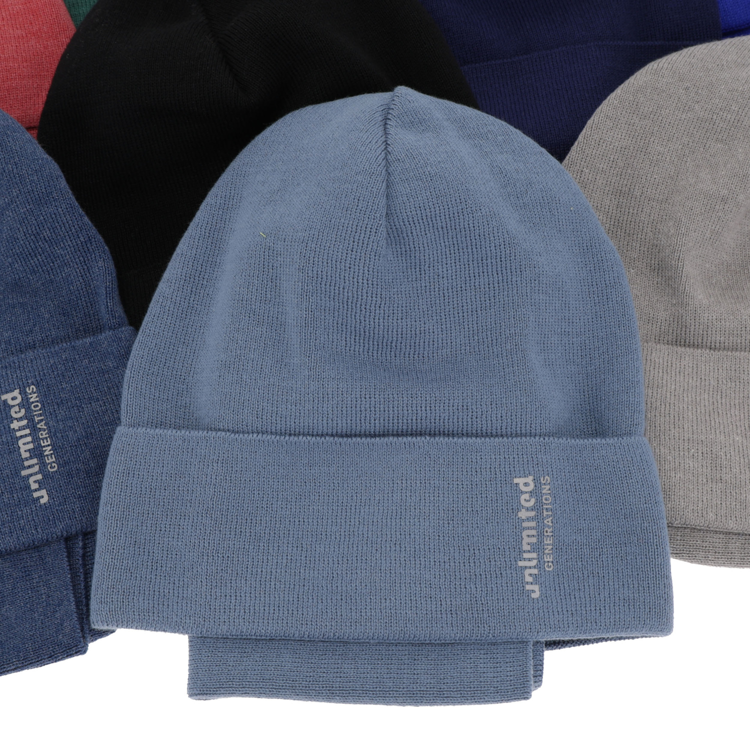 Jongens herfst/lente set muts en buissjaal, puuvillalla, marineblauw, Timothe